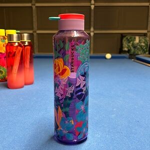 Starbucks plastic water bottle